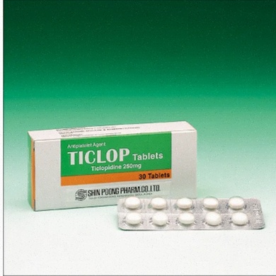 Ticlopidine 250 mg