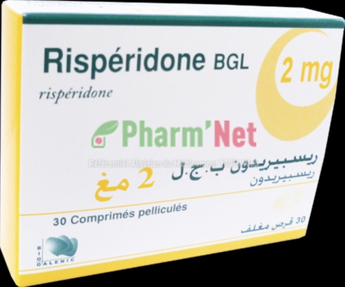 Risperidone 2mg 30 comprimés